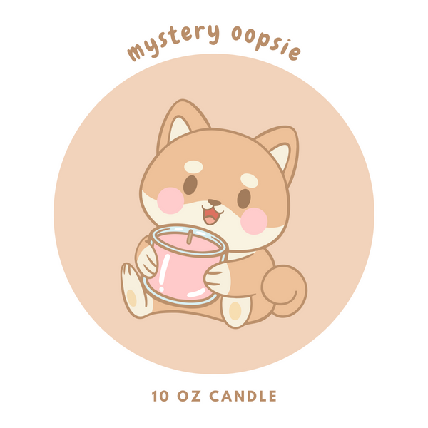 Mystery Oopsie - 10 oz Candle (final sale, no returns, with blemishes/issues/errors etc)