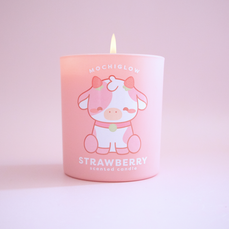 Candle - Strawberry Mochi