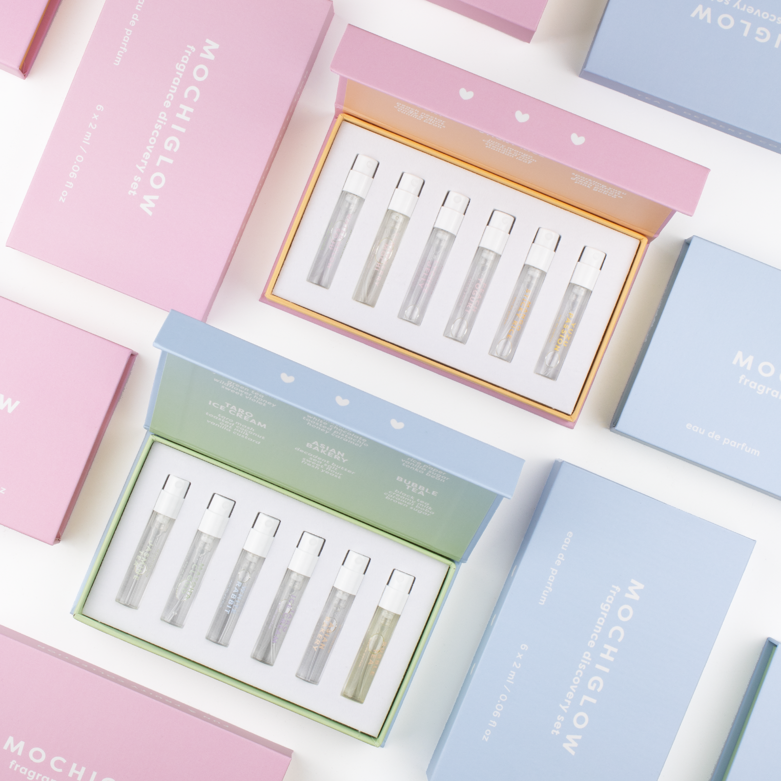 Mochiglow Perfume Discovery Set - Asian Dessert Scent Sample Bundle