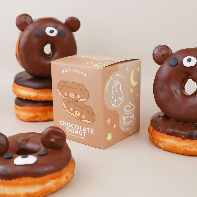 Chocolate Donut Candle