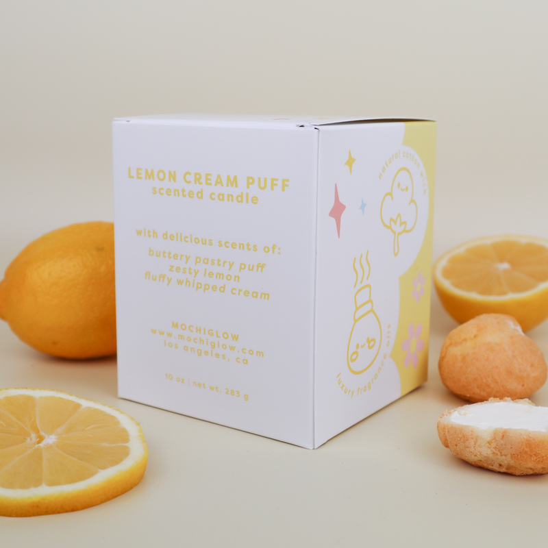 Lemon Cream Puff Candle