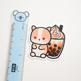 Sticker - Brown Sugar Boba Corgi