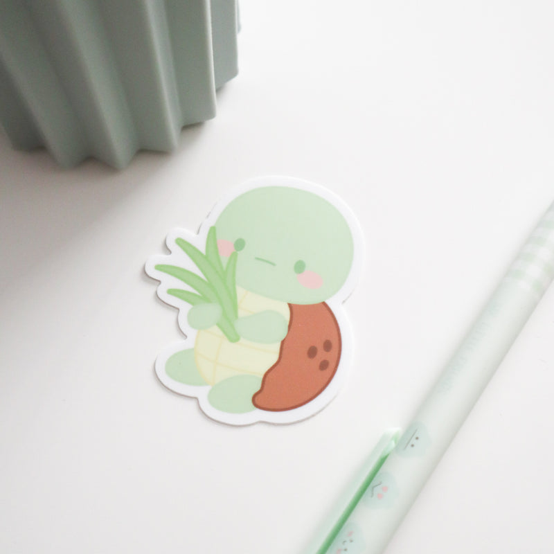 Sticker - Pandan Coconut Turtle