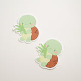 Sticker - Pandan Coconut Turtle