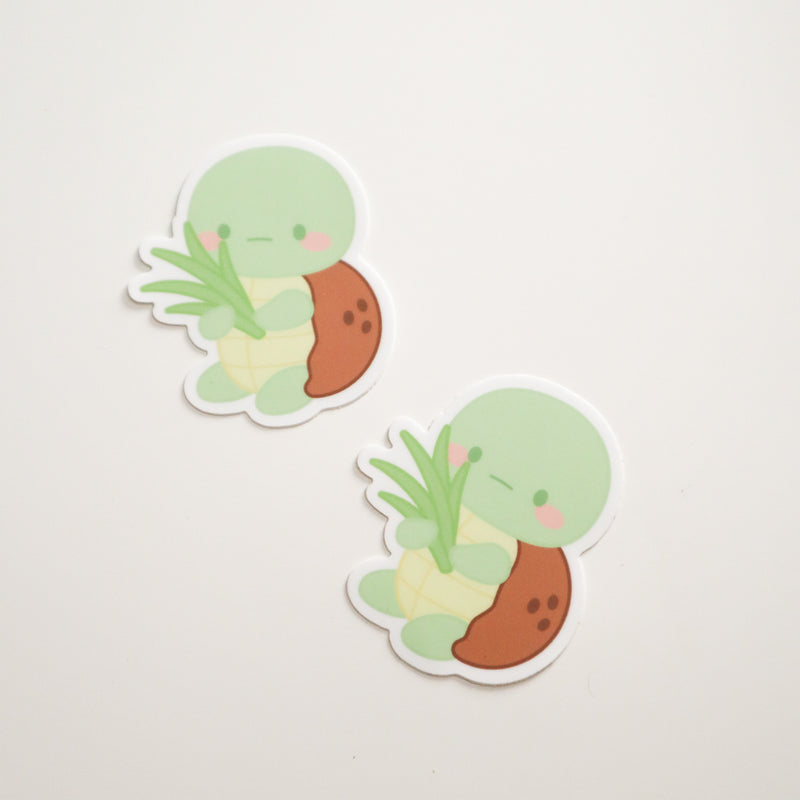 Sticker - Pandan Coconut Turtle