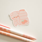 Sticker - Peach Yakult Piggy
