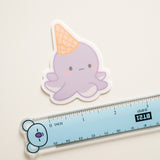 Sticker - Taro Ice Cream Octopus