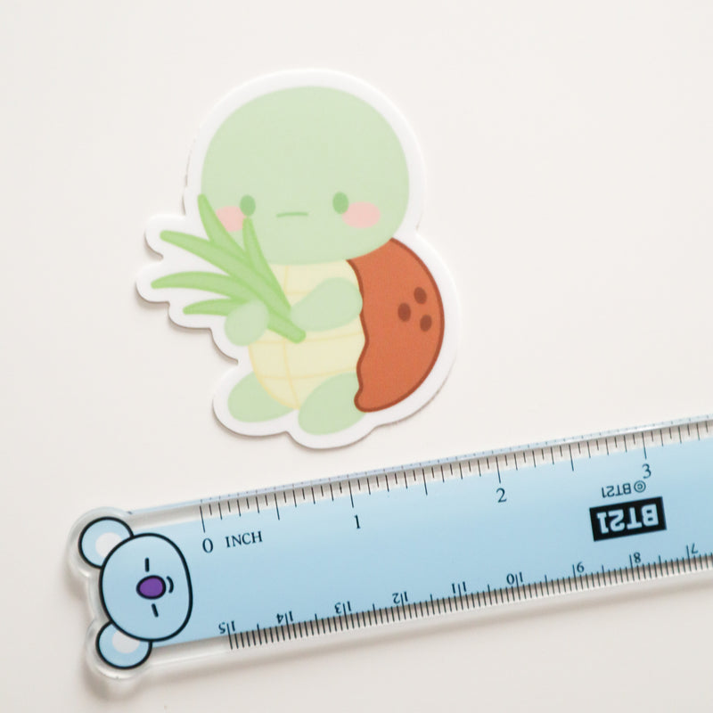 Sticker - Pandan Coconut Turtle