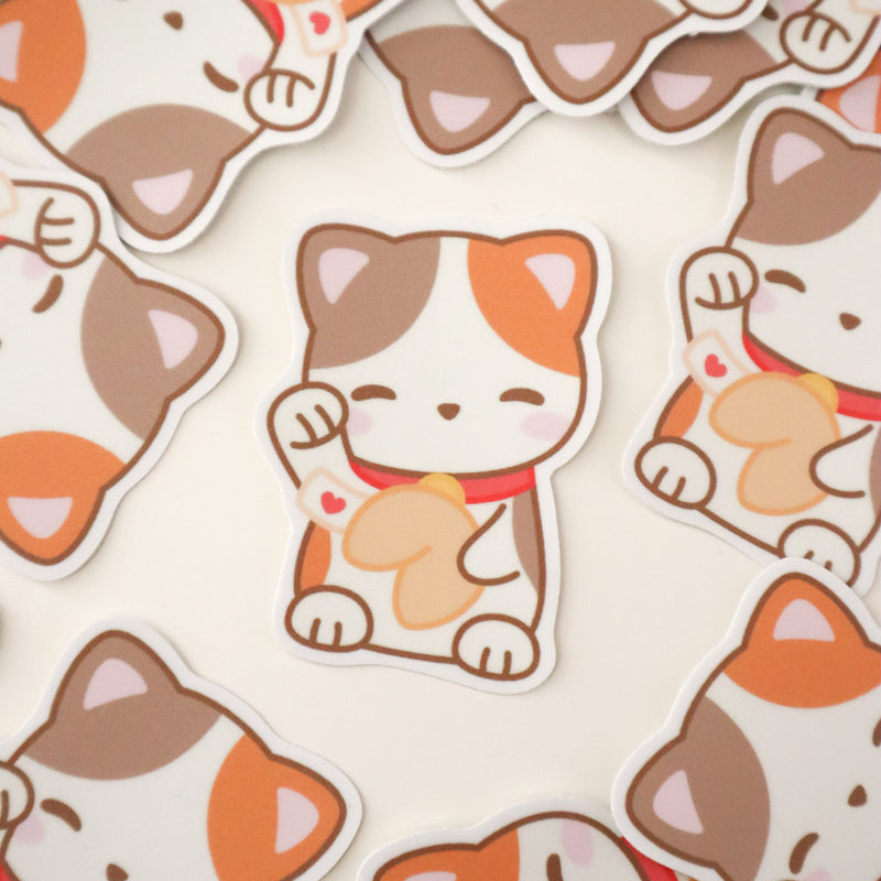 Sticker - Fortune Cookie Cat