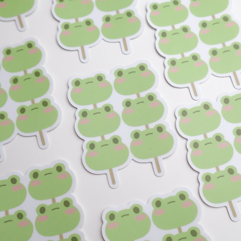 Sticker - Matcha Dango Froggies
