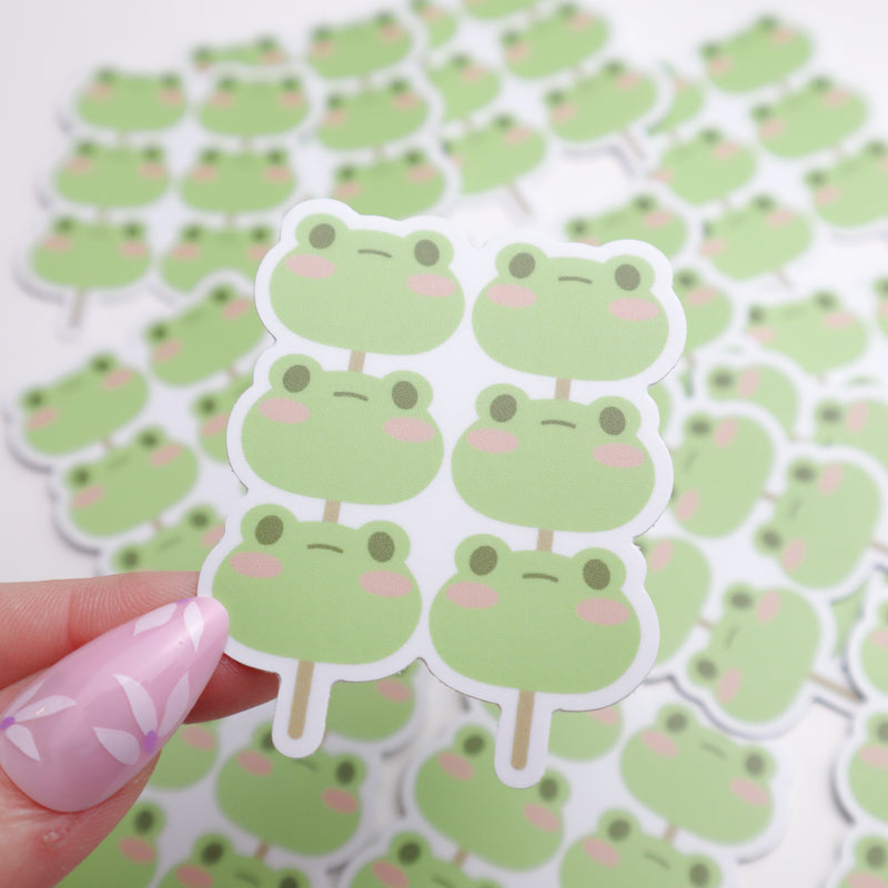 Sticker - Matcha Dango Froggies