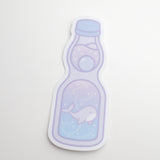 Sticker - Grape Galaxy Ramune Whale