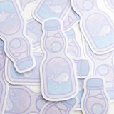 Sticker - Grape Galaxy Ramune Whale