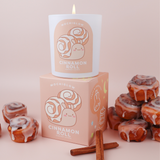 Cinnamon Roll Candle - Mochiglow Kawaii Cute Decor Snail